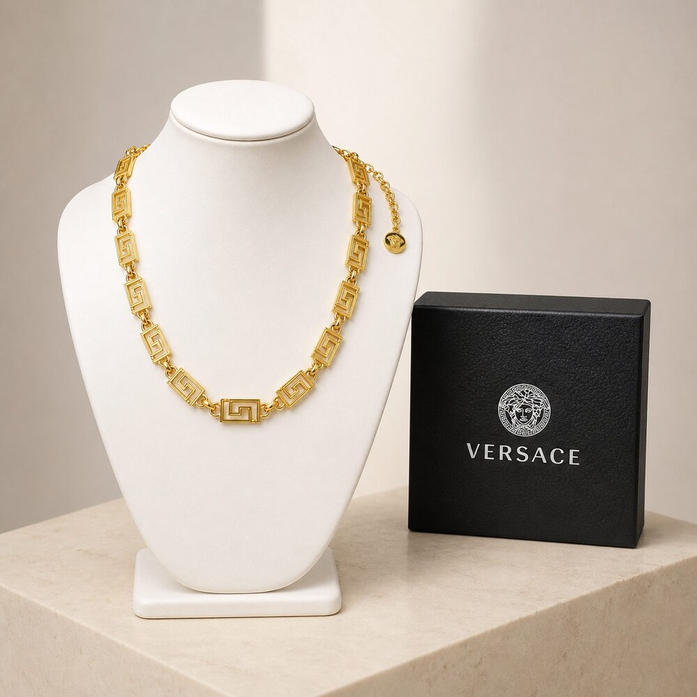 Versace Bold Statement Necklace Style 2 | New with Box - Picture 5 of 9